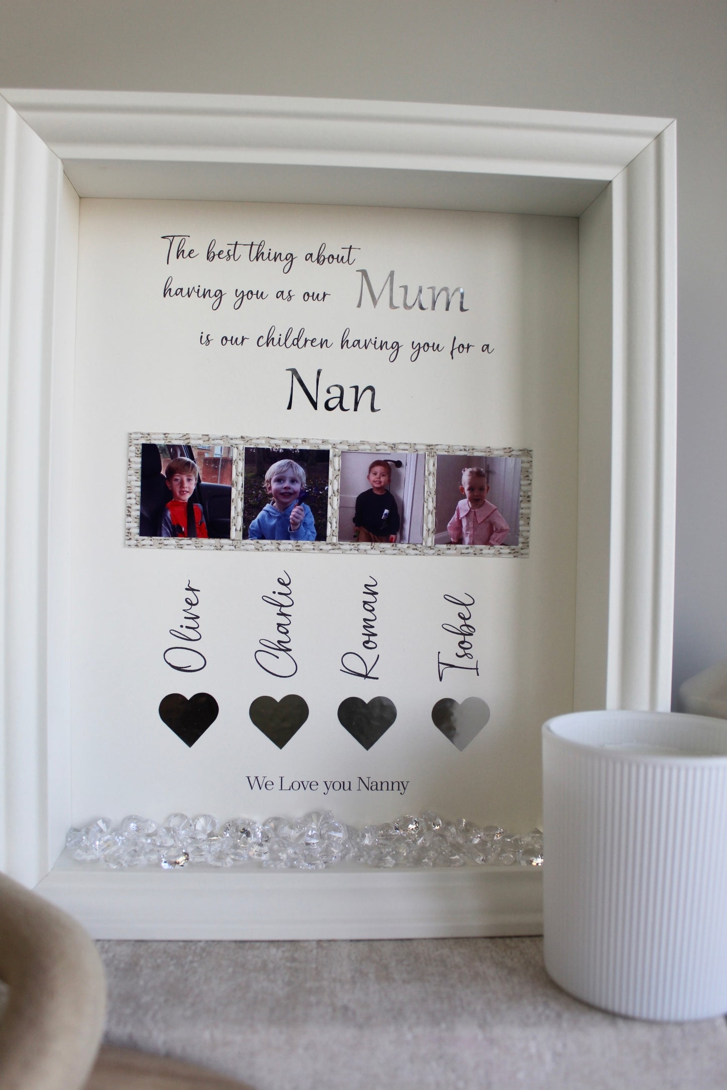 'Family Hearts' Photo Frame