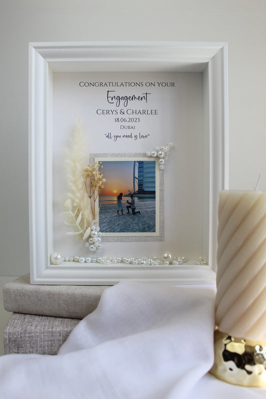 'Pampas Pearl' Photo Frame