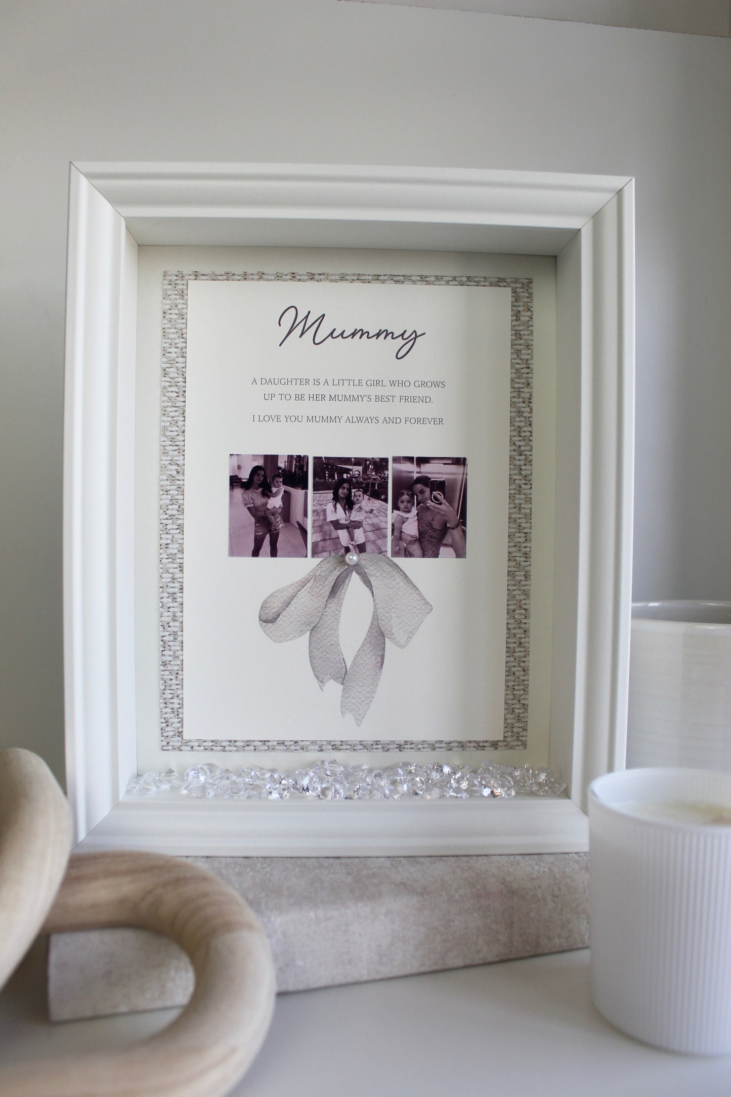 'Draped Bow' Photo Frame