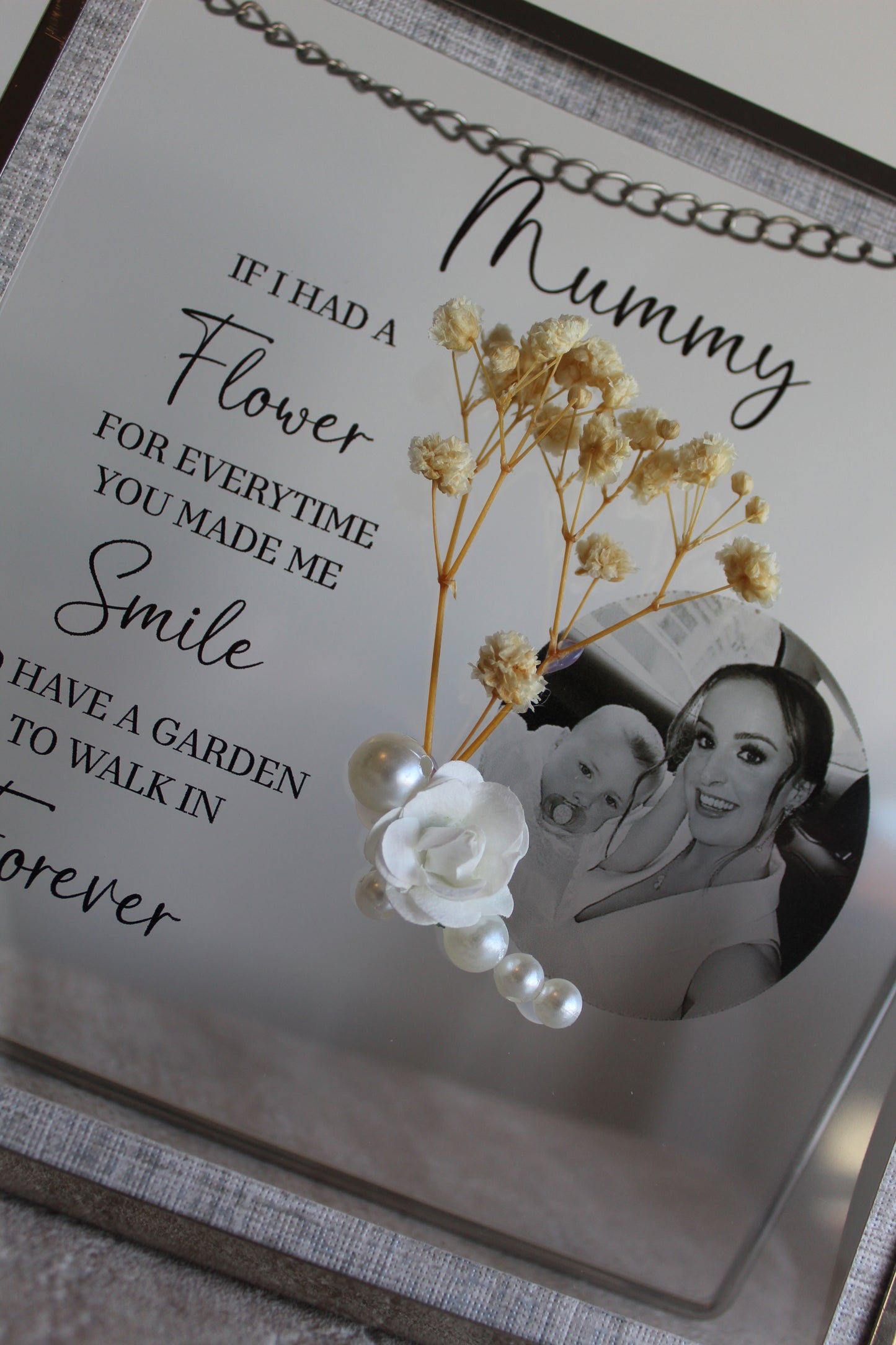 'Flower Garden' Transparent Frame