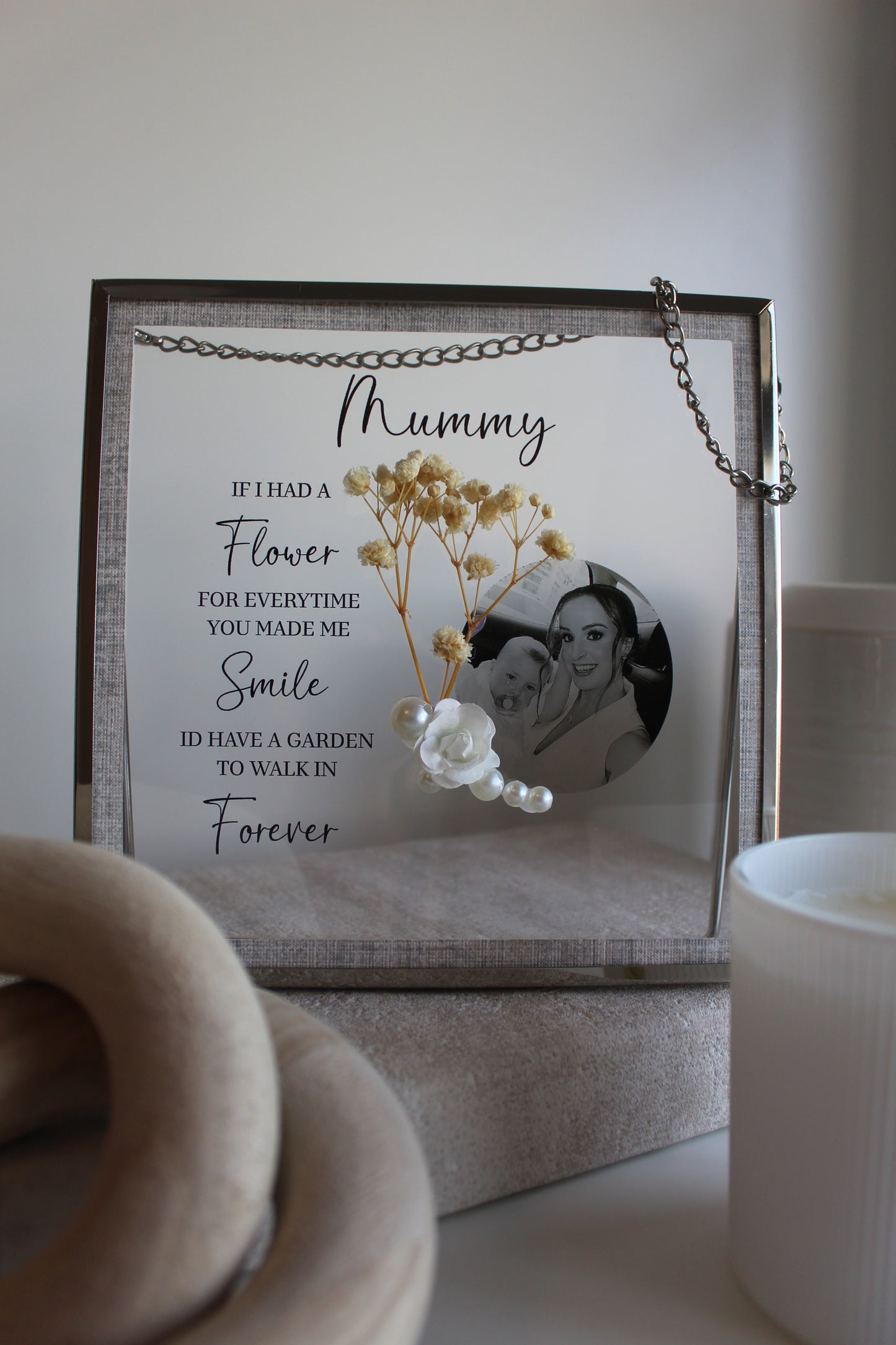 'Flower Garden' Transparent Frame