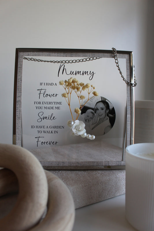 'Flower Garden' Transparent Frame