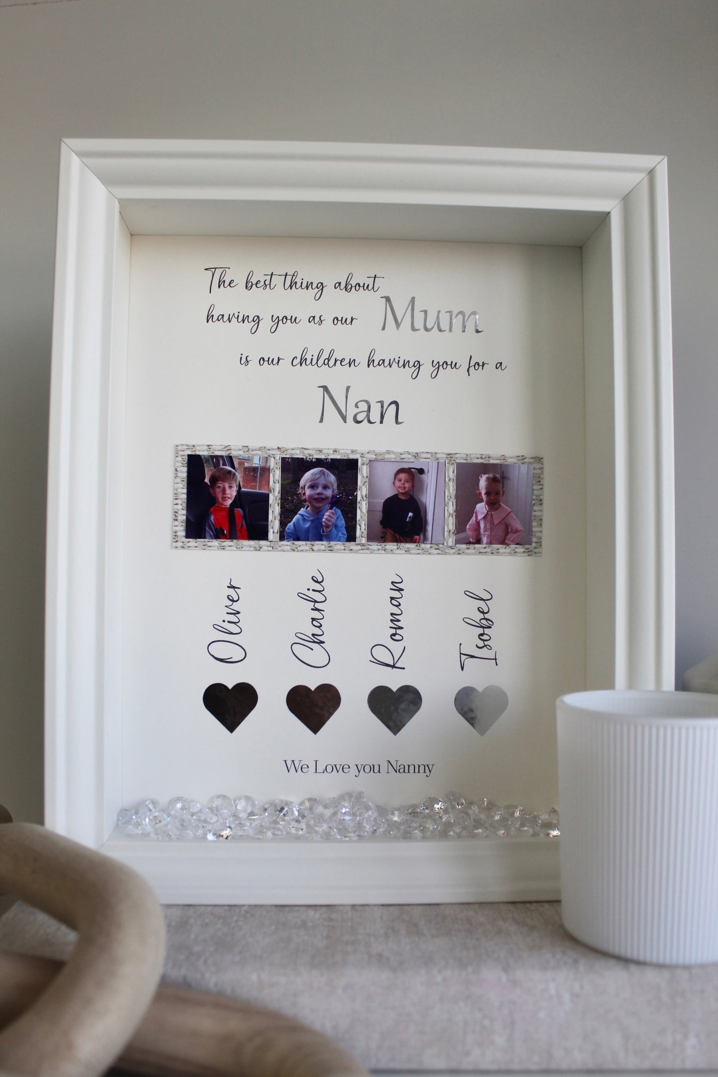 'Family Hearts' Photo Frame