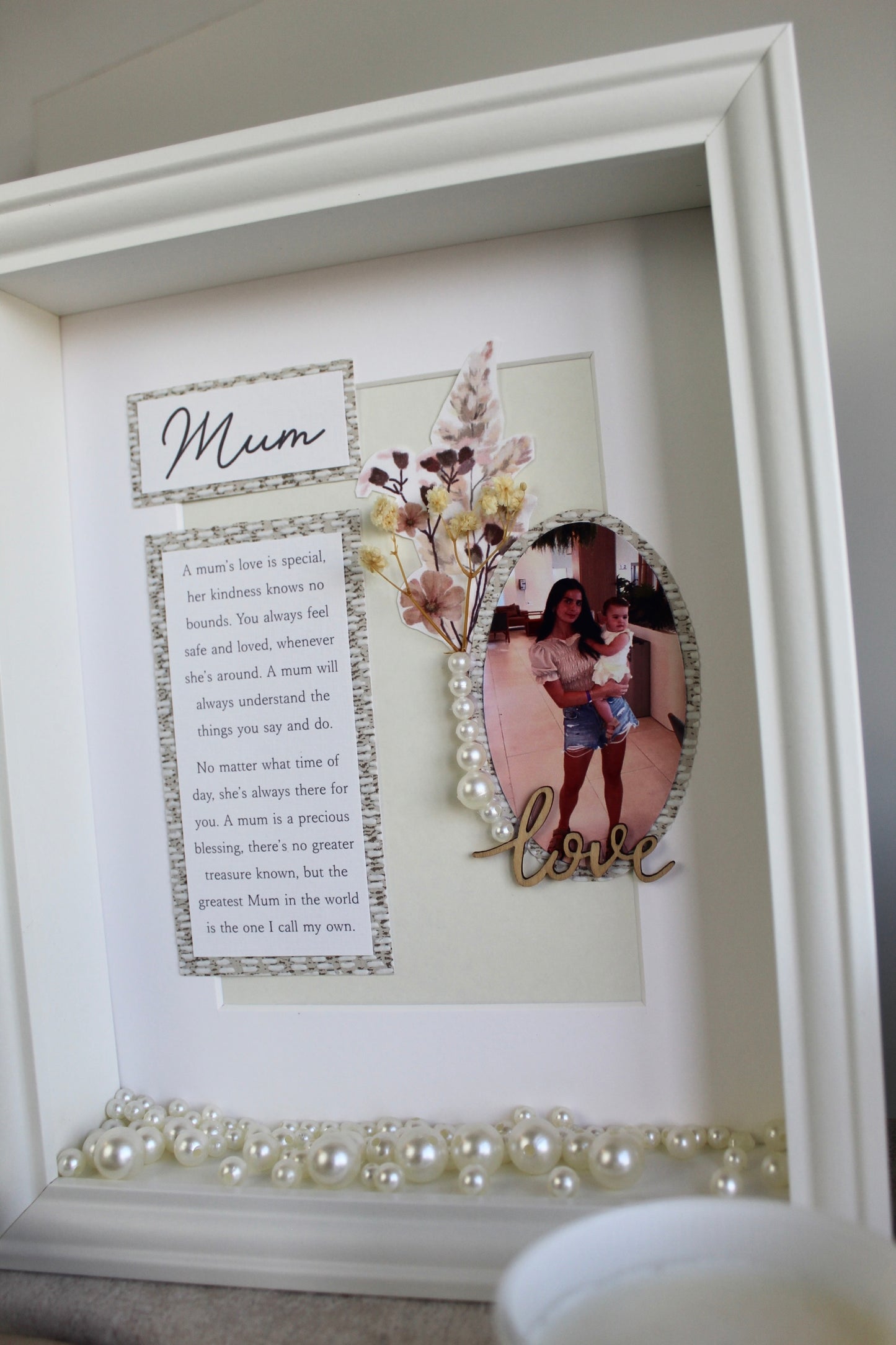 'Floral Love' Photo Frame
