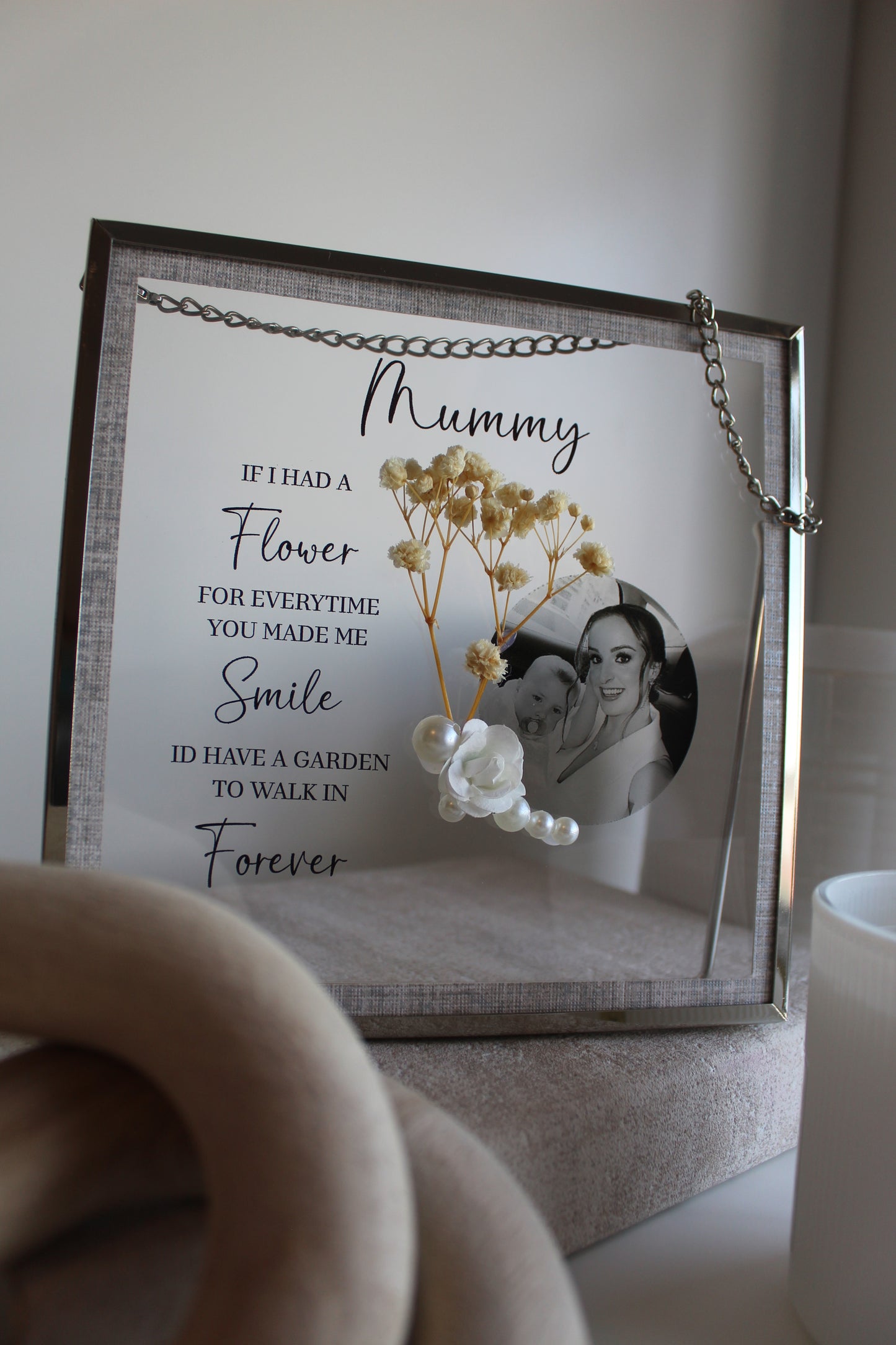 'Flower Garden' Transparent Frame