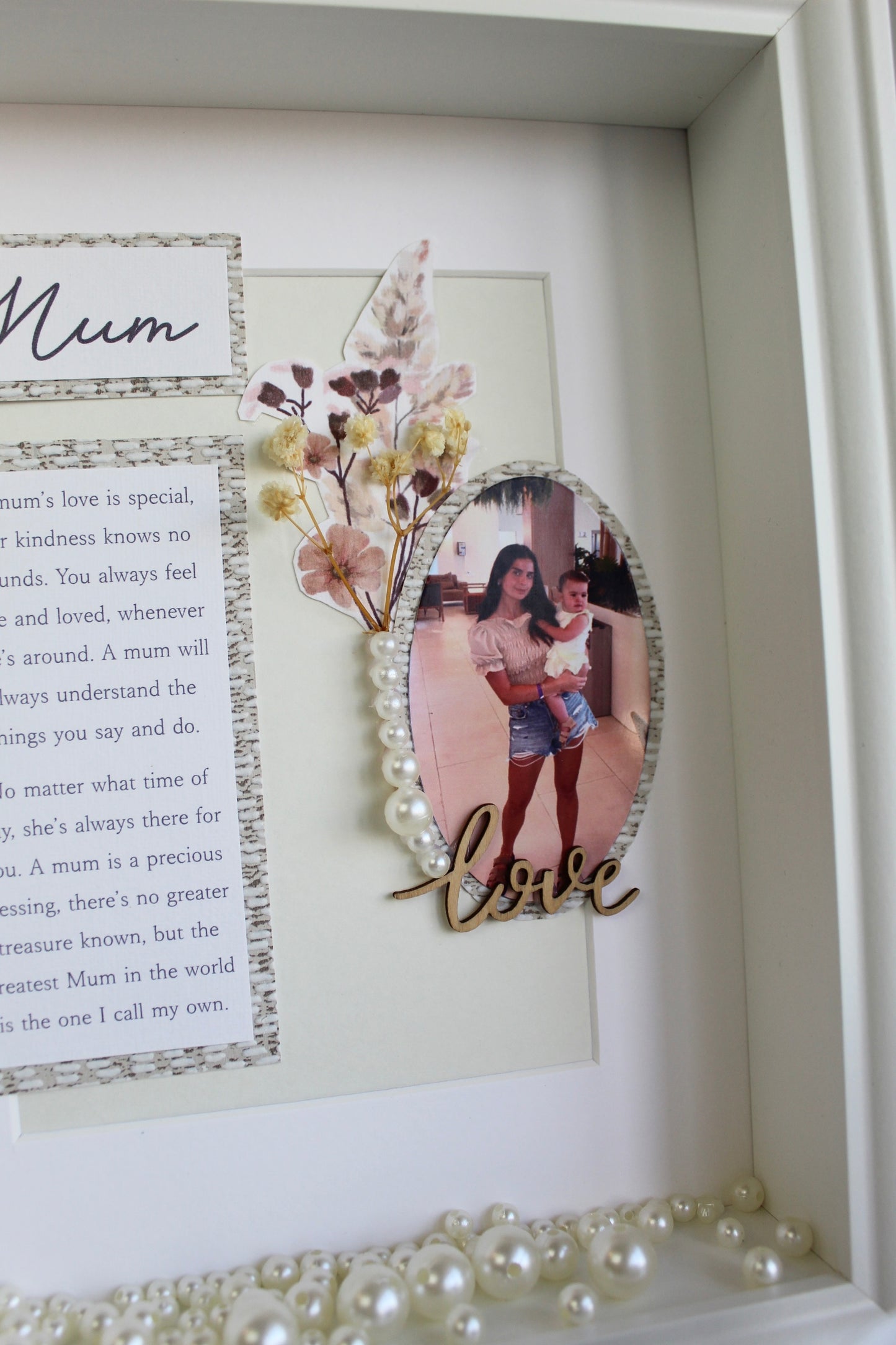 'Floral Love' Photo Frame