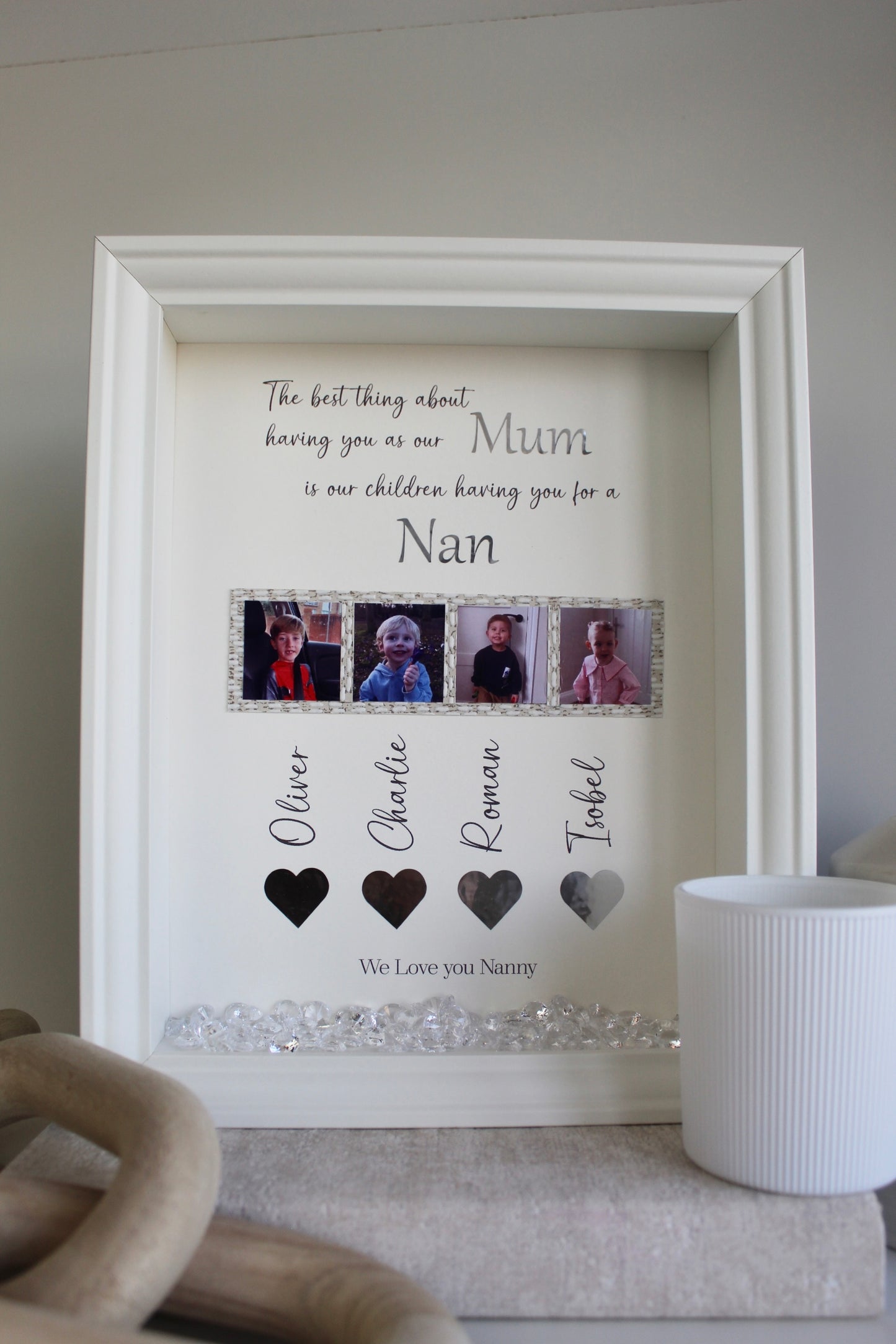 'Family Hearts' Photo Frame