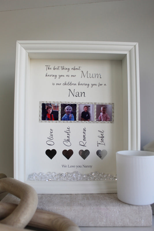 'Family Hearts' Photo Frame