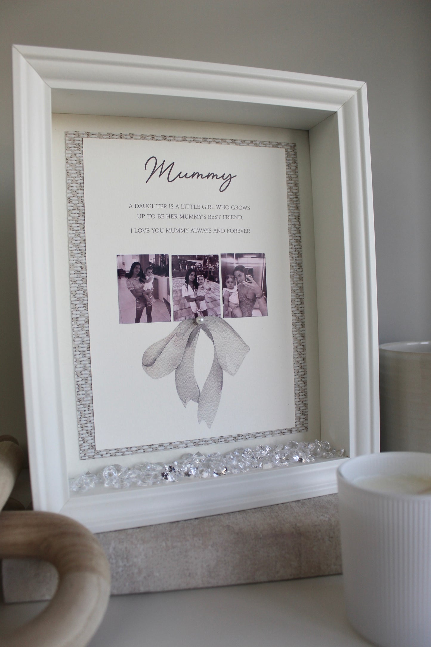 'Draped Bow' Photo Frame