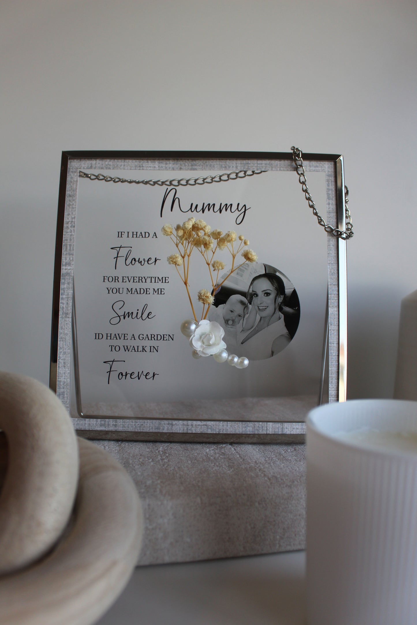 'Flower Garden' Transparent Frame
