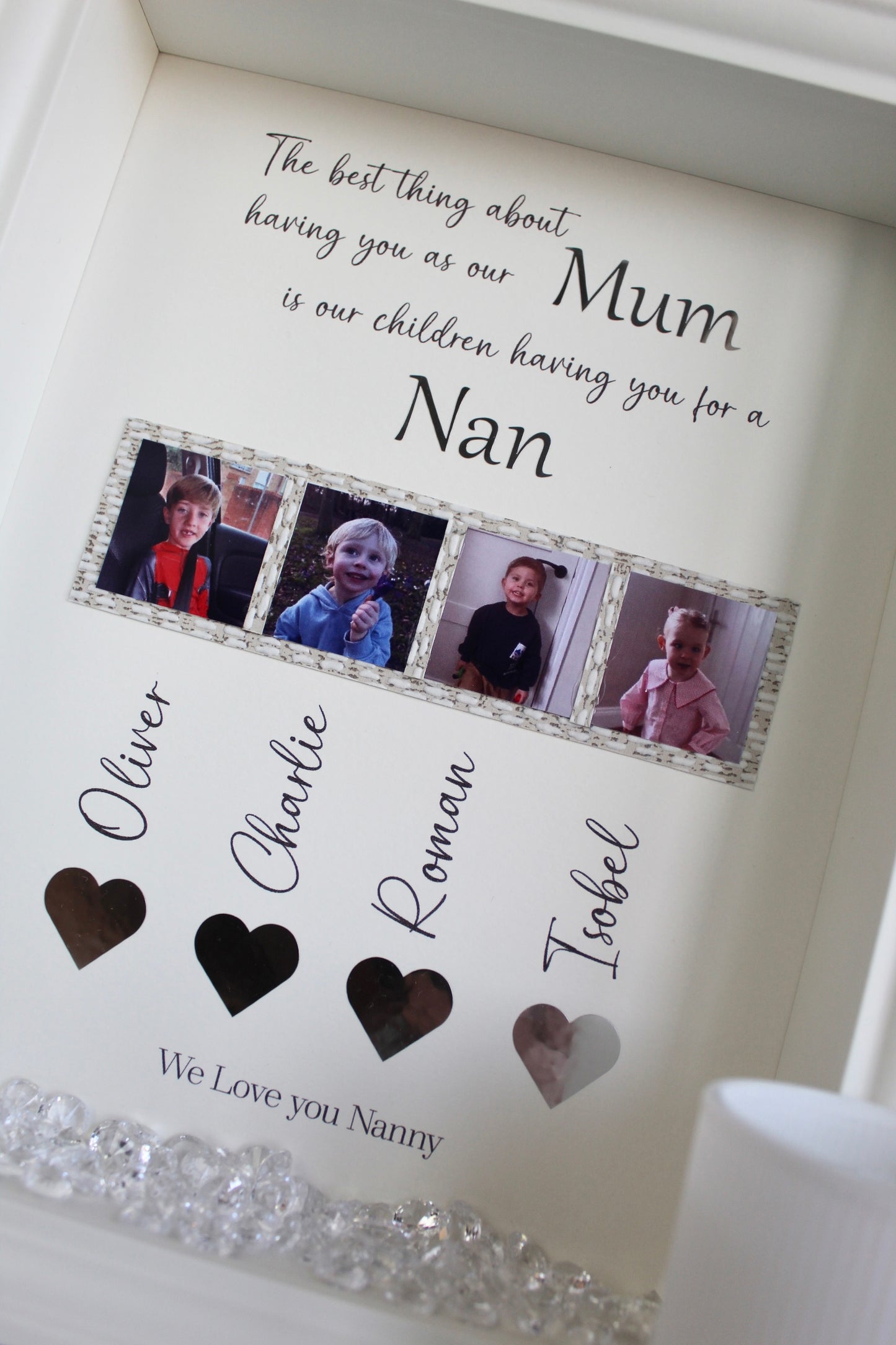 'Family Hearts' Photo Frame