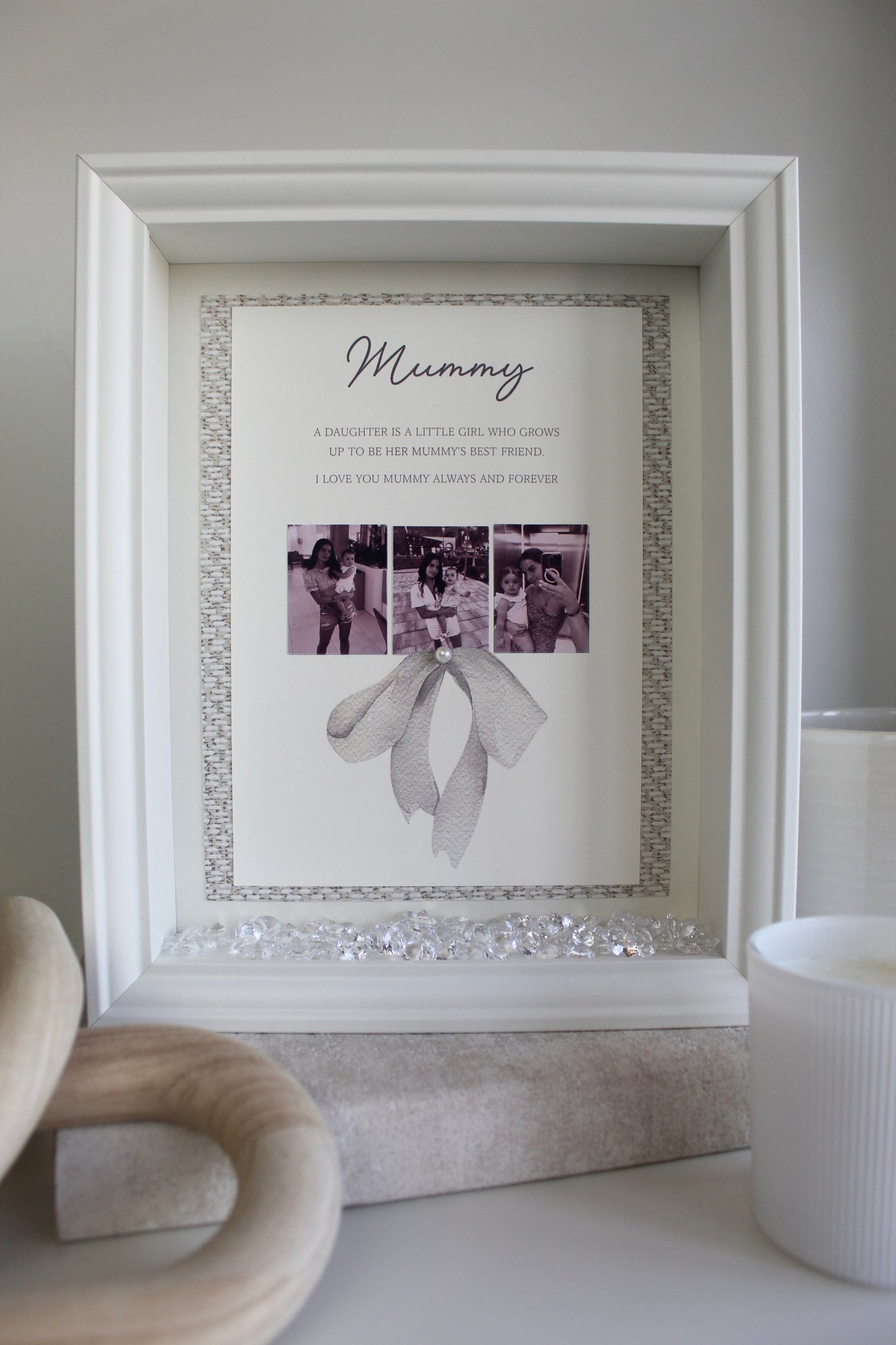 'Draped Bow' Photo Frame