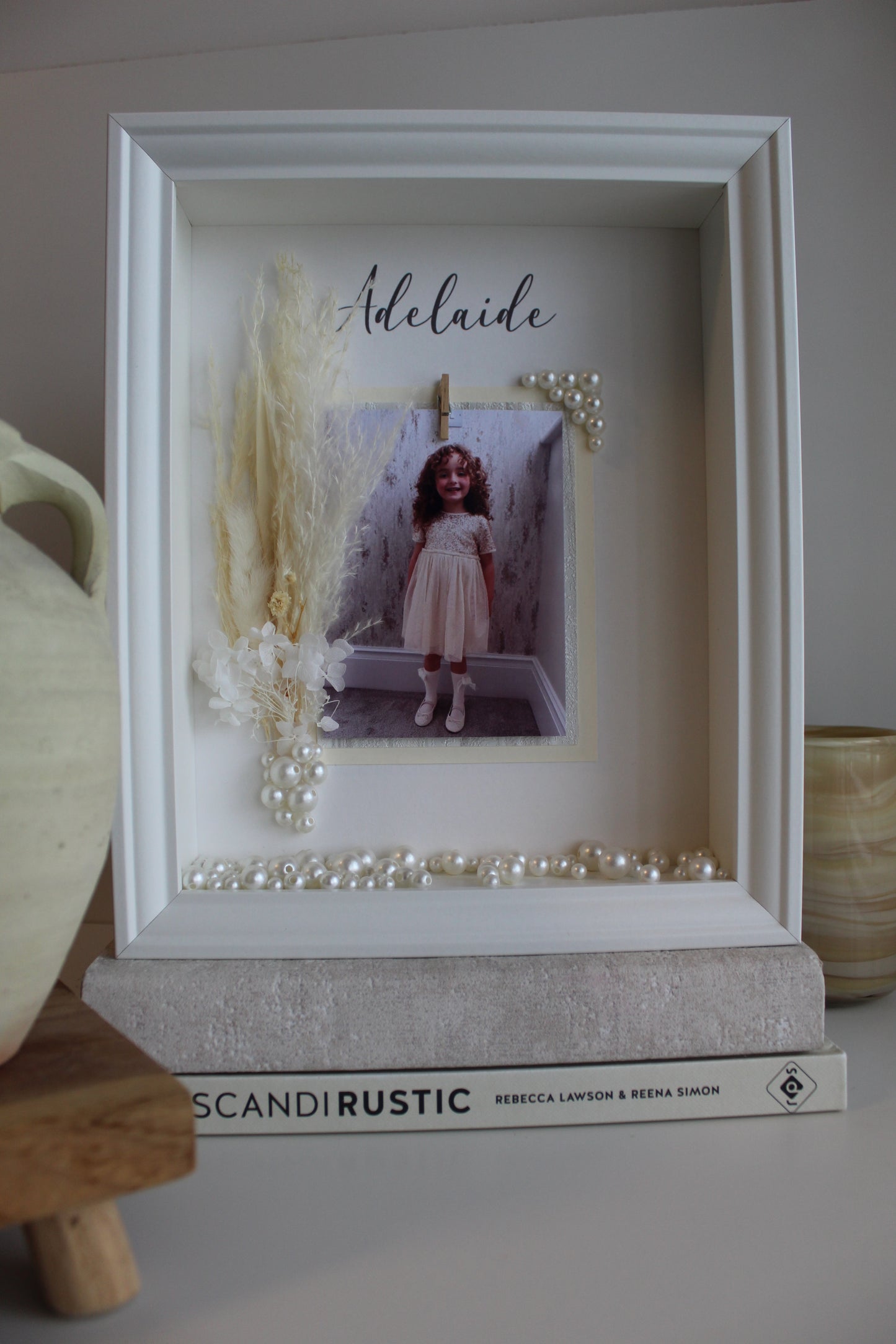 'Pampas Pearl' Photo Frame